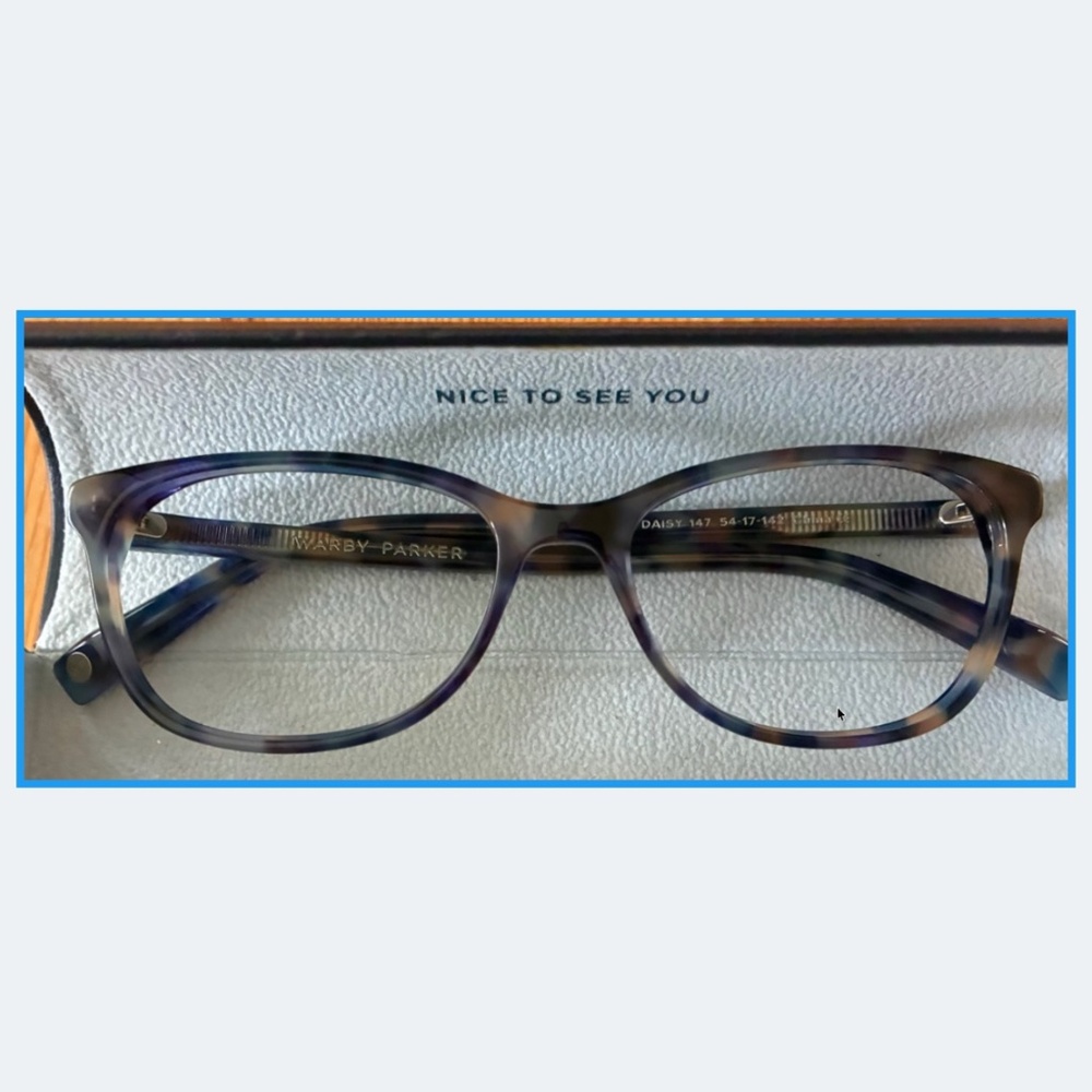 RARE! NEW Warby Parker Daisy Frame in Aurelia Tortoise WIDE